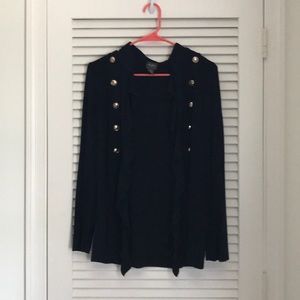 Chico’s military inspired cardigan
